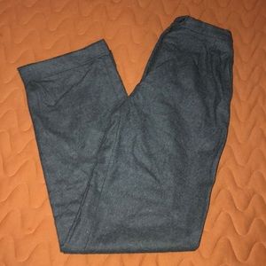 Gray wool trousers